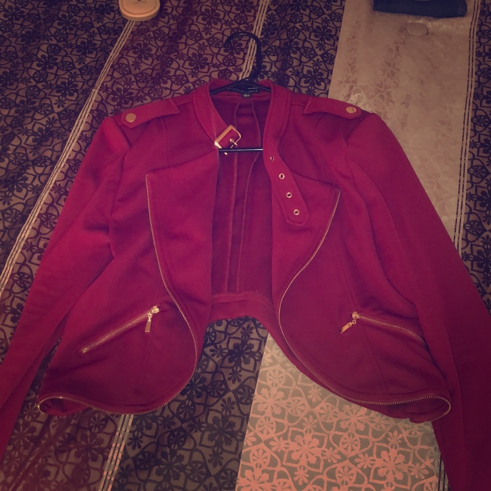 Red jacket